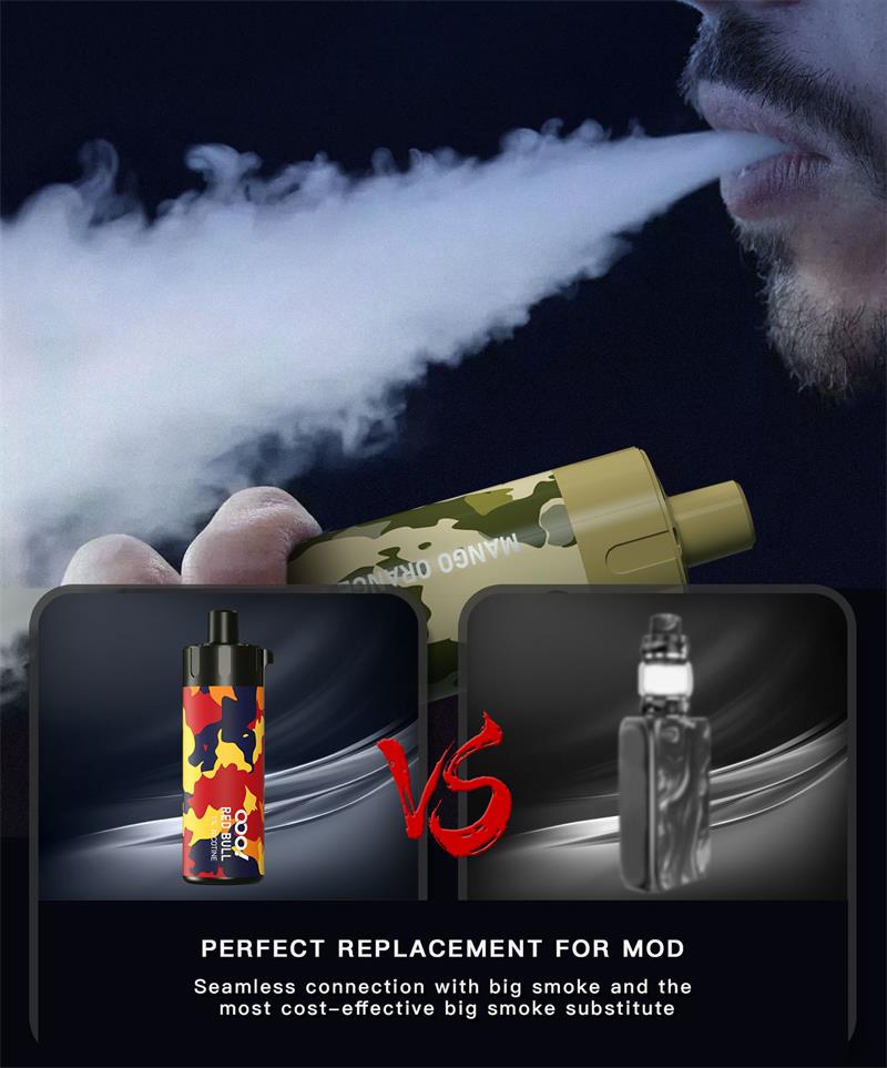 OOO! DL/DTL Disposable Vape POD with adjustable airflow and rechargeable 20ml/15ml